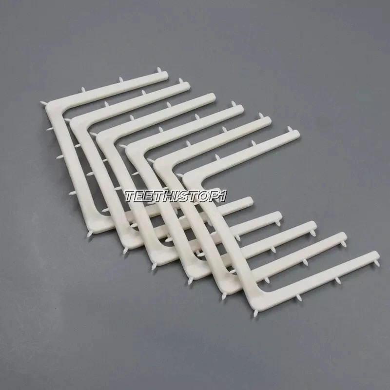10 Pcs Dental U-Shape Autoclavable Plastic Rubber Dam Frame Holder Instrument