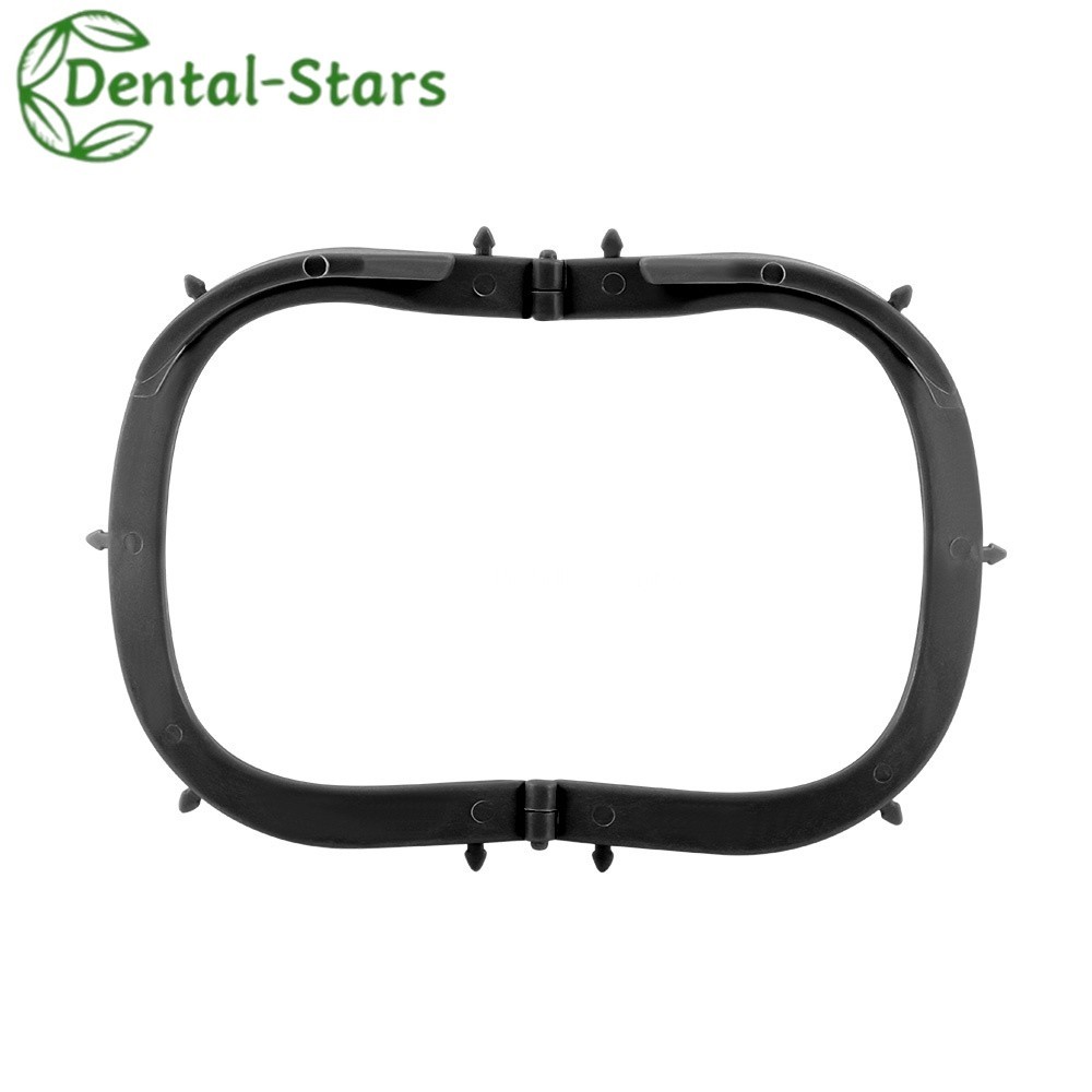 Dental Plastic Rubber Dam Frame Sheets Bracket Foldable/U-Shaped Barrier Tools