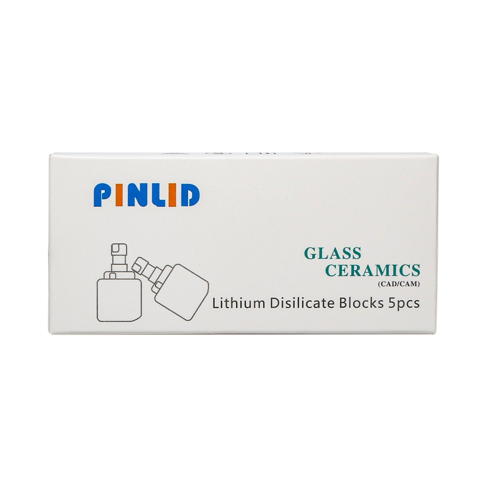 US Lithium Disilicate Glass Ceramic CAD/CAM Blocks for Dental Shade C14 LT-A2