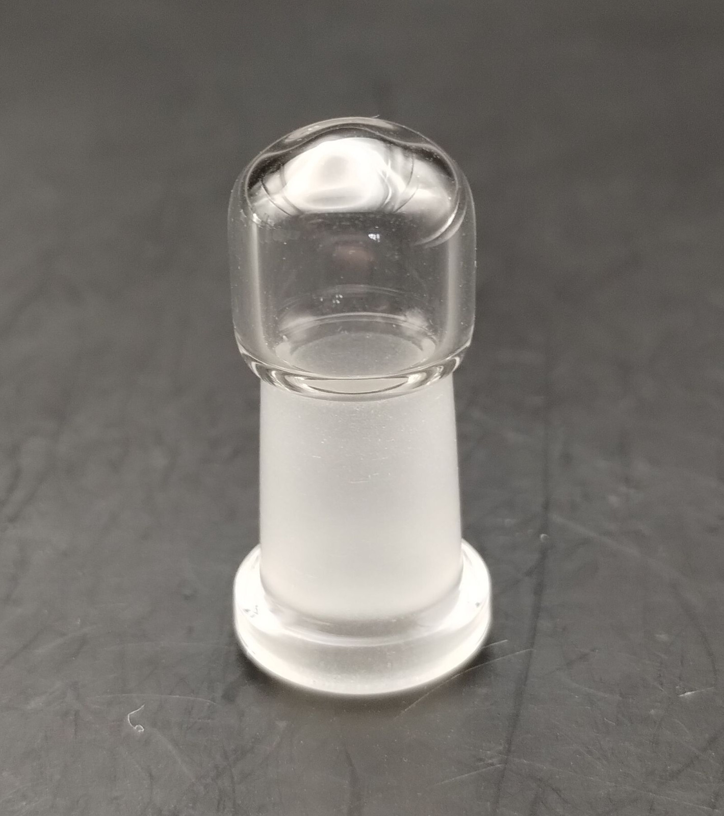 10mm Clear Glass Female Ground Joint Stopper Cap (10/19)