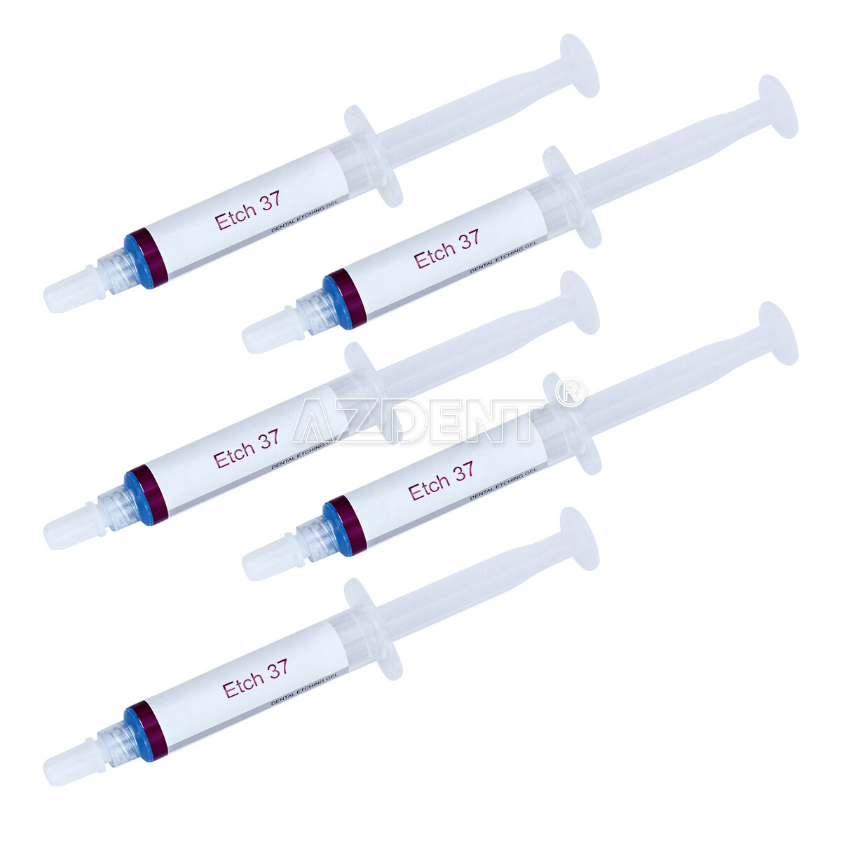 Dentex Etchant Gel 37% polymer thickened Acid Etching Silica Gel 5 ml/syringe