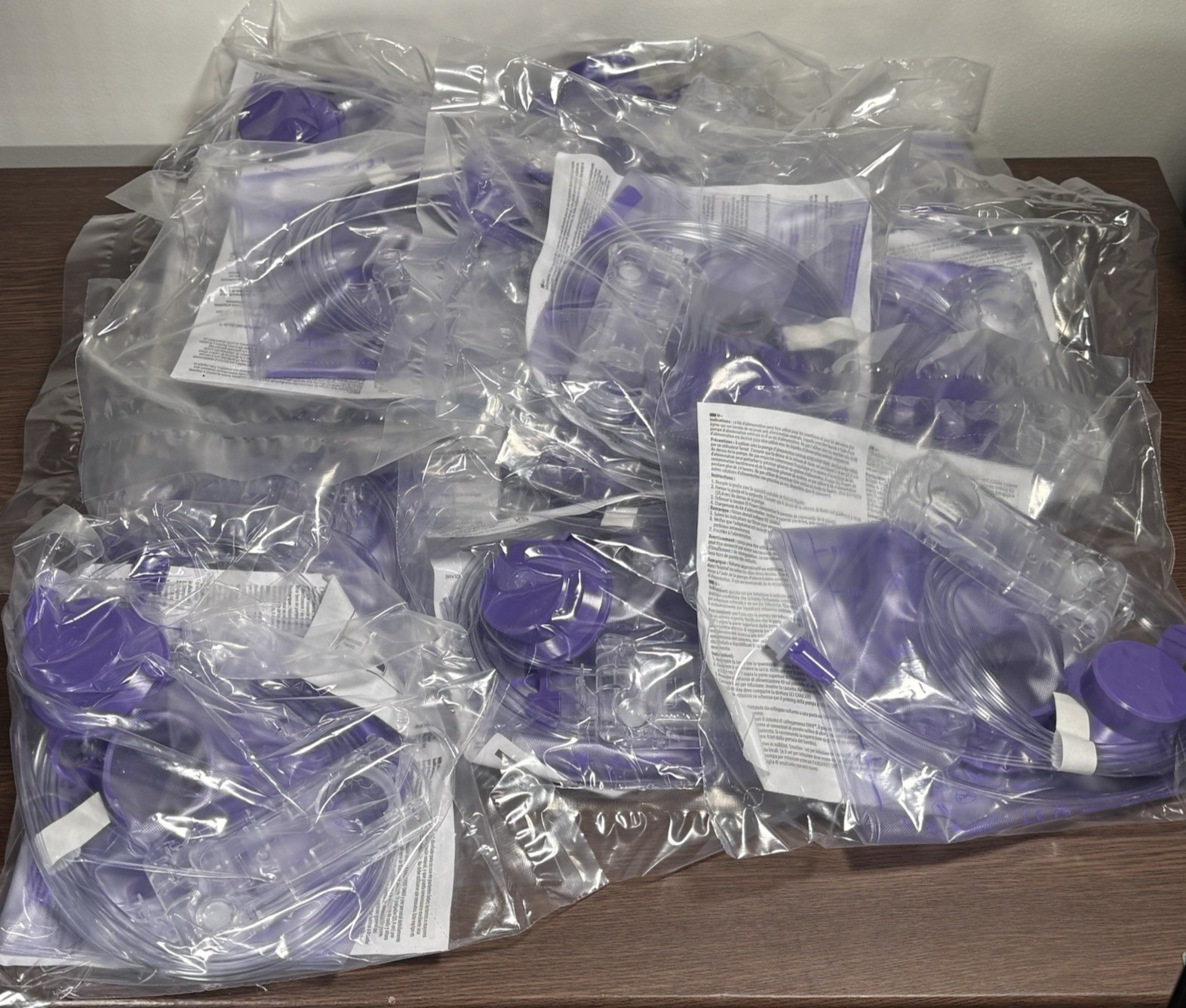 Lot of 14 – Kangaroo Omni Feeding Set – B10FD – New Sealed – Exp 2030