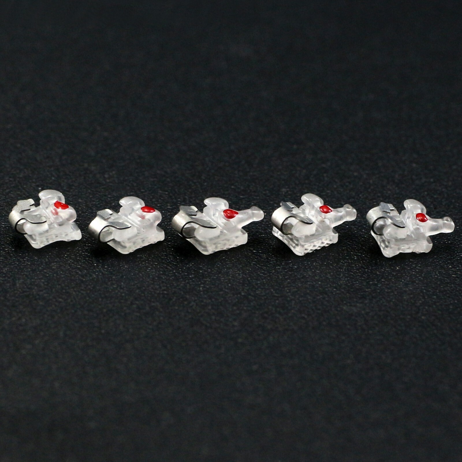 5 Kits Orthodontic Bracket Self Ligating Ceramic Interactive Clip Roth 022 5-5