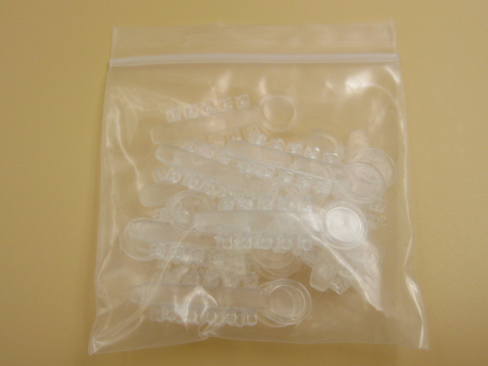 Dental Orthodontic Elastomeric Elastics Rotation Wedges Wage, Clear transparent