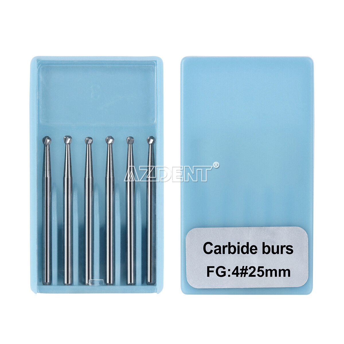 AZDENT Kit de Fresas Dentales de Carburo Dental FG Cirugía Circular