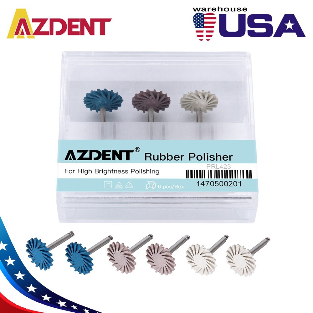Dental Composite Polishing Kit Diamond RA Polisher Burs For Contra Angle 2.35mm
