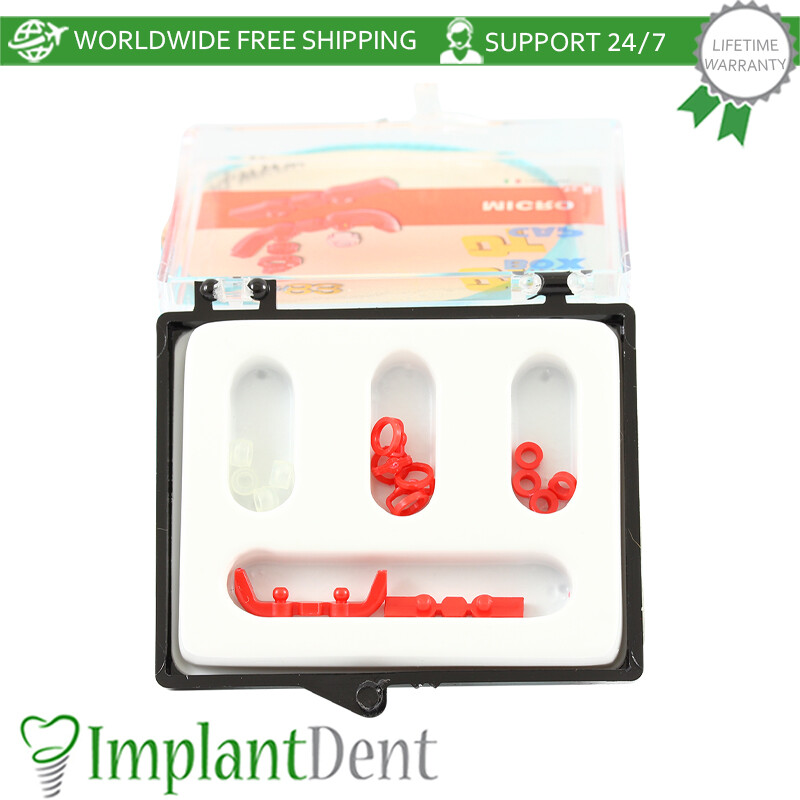 Rhein83 Ball Attachment Castable Spherical Mono Box Micro OT Cap Kit, Dental