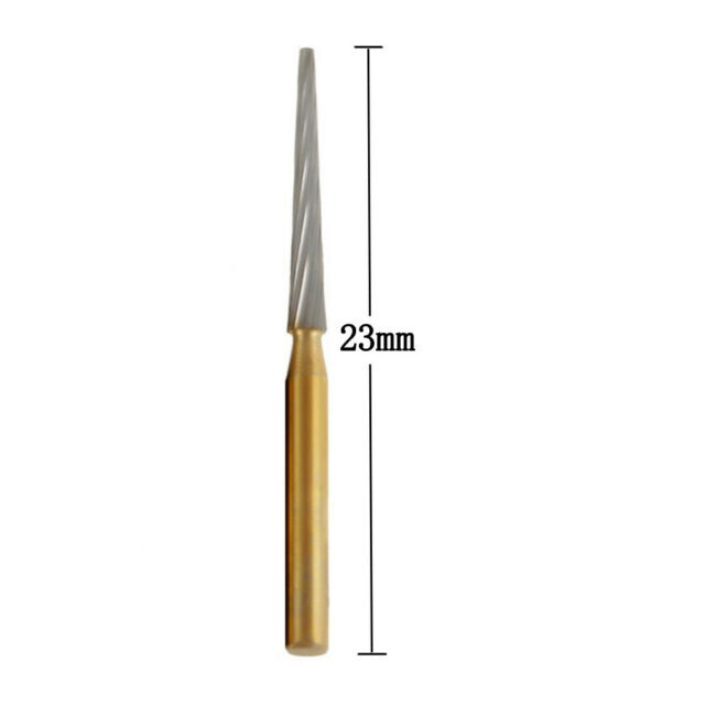 10Pcs/Box Dental Orthodontic Carbide Burs Debonding Finishing Tapper FG 8104