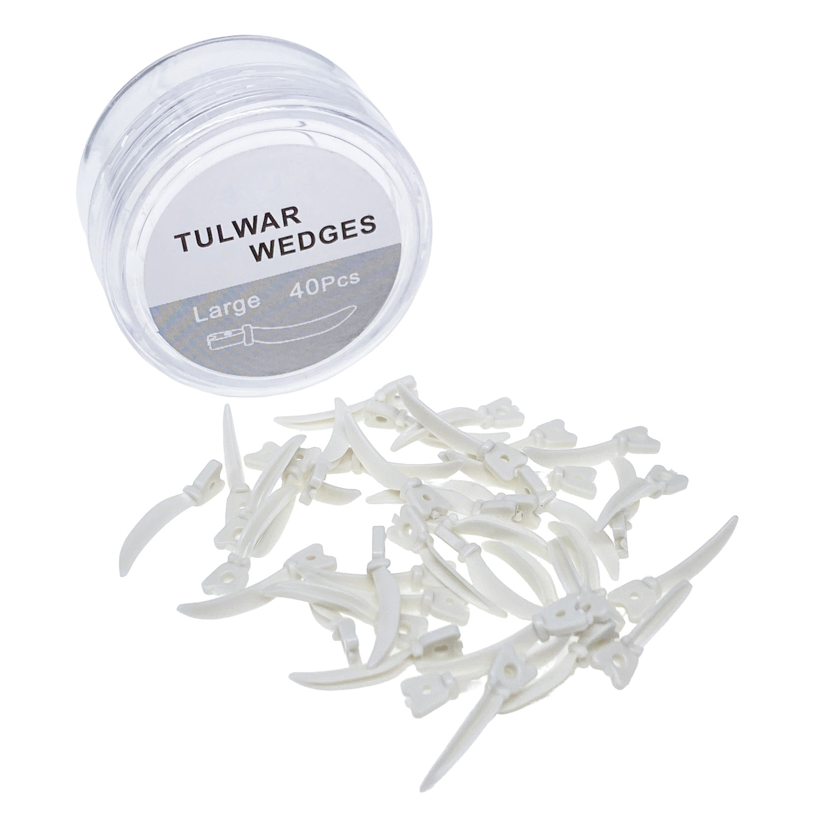 Dental Tulwar Wedges Sectional Matrix System Use Plastic Diastema Wedge Refill