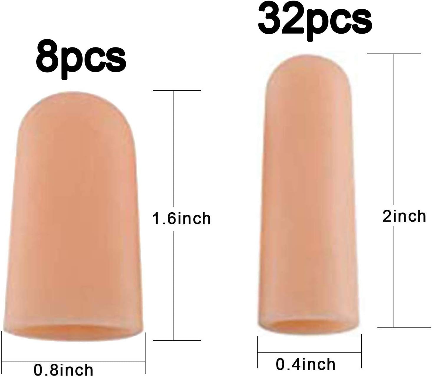 Adjustable Gel Finger Cots – Soft Silicone Covers for Arthritis & Skin Care