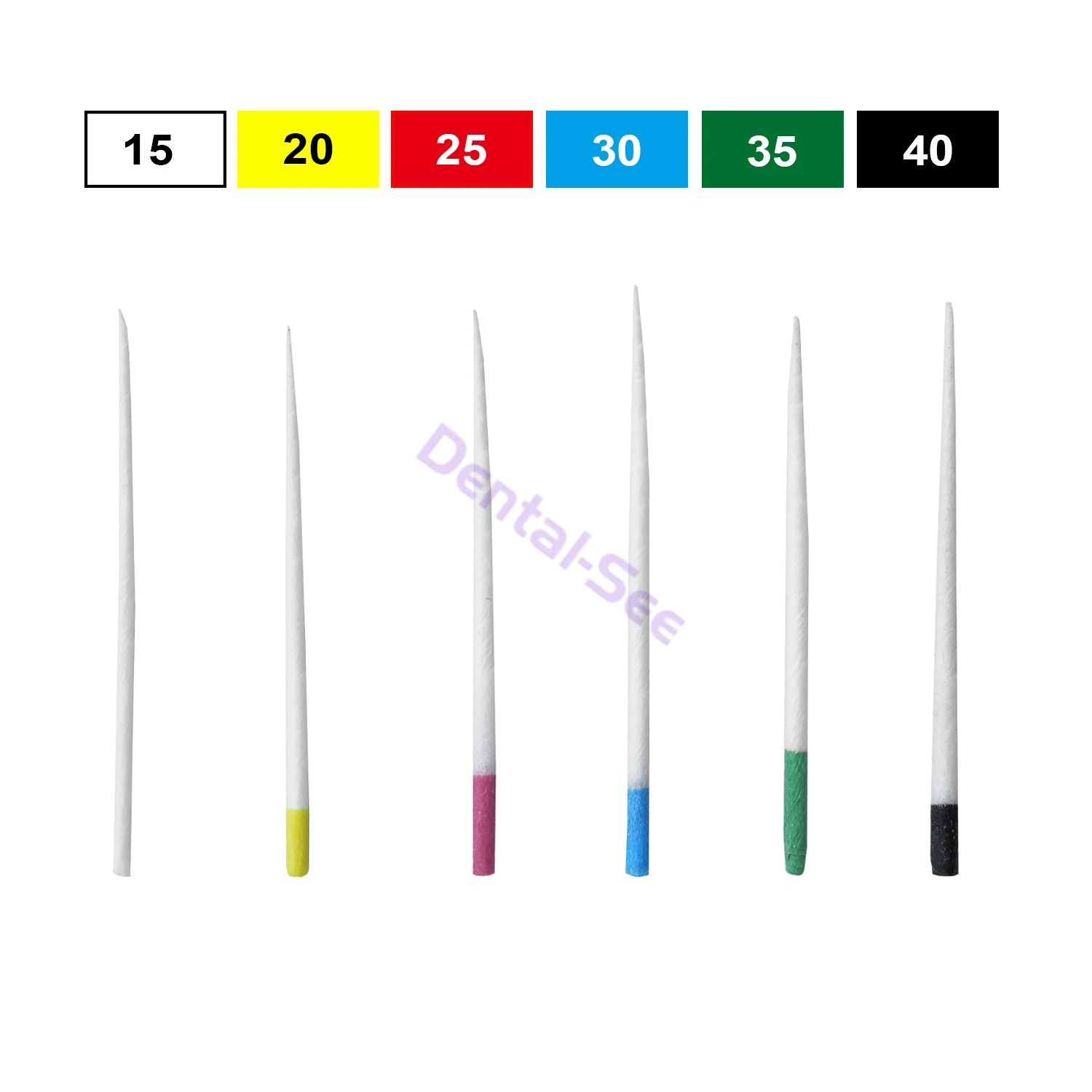 10Box Dental Endodontic Absorbent Paper Points Tips 15-40# 02 04 06