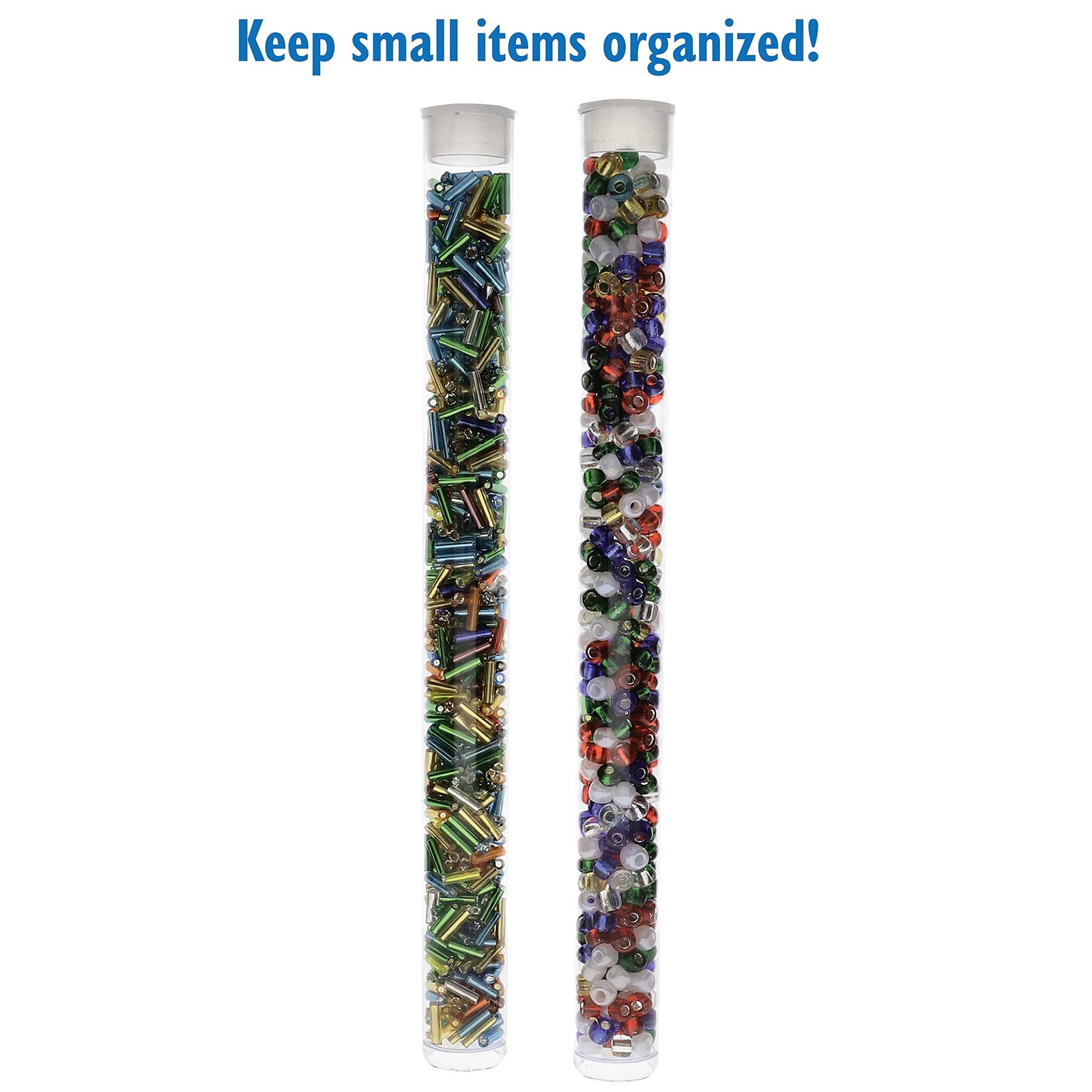 Clear Plastic Tubes – 6-Inch-Long Round Tubes, 9/16 Inches in diameter – Flat…