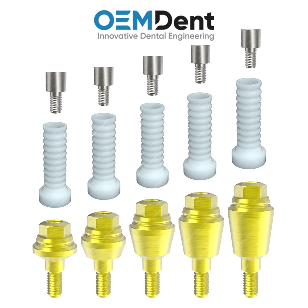 Straight Multi Unit 1.4 Abutment Plastic Sleeve Set SGS® Compatible Dental