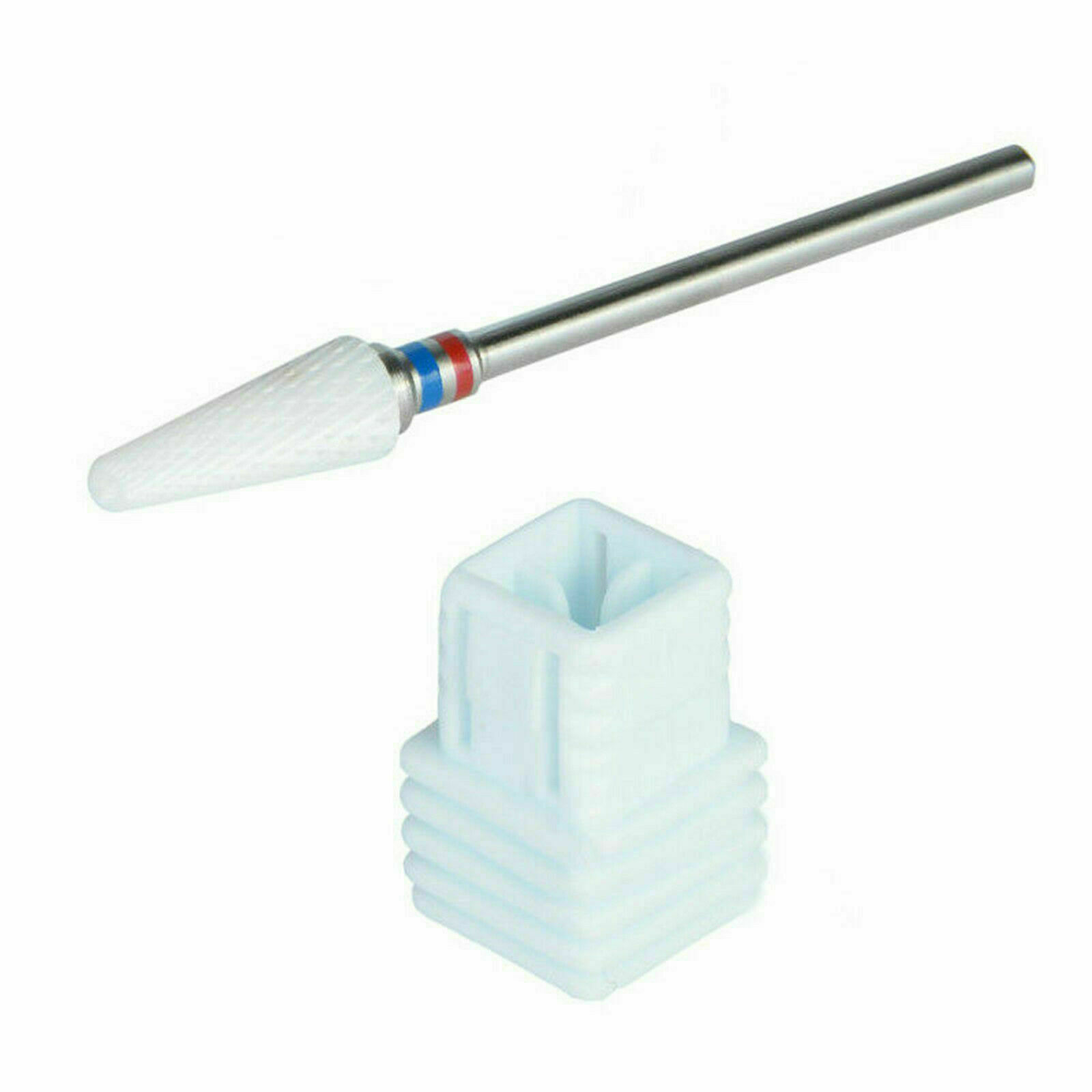 Dentist Conical Shape Zirconia Ceramic Dental Lab Burs Flute Φ6.00mm Cross Cut