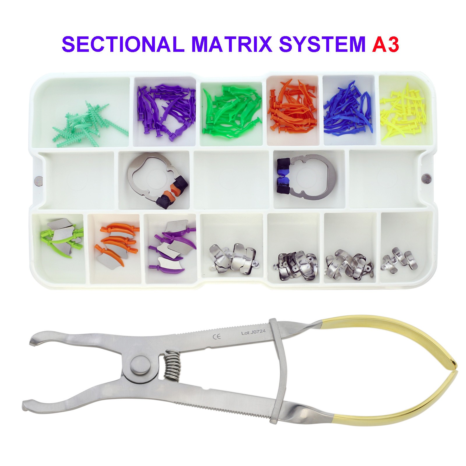Sectional Matrix System Bands 3D Fusion Professional Kits Garrison Palodent V3