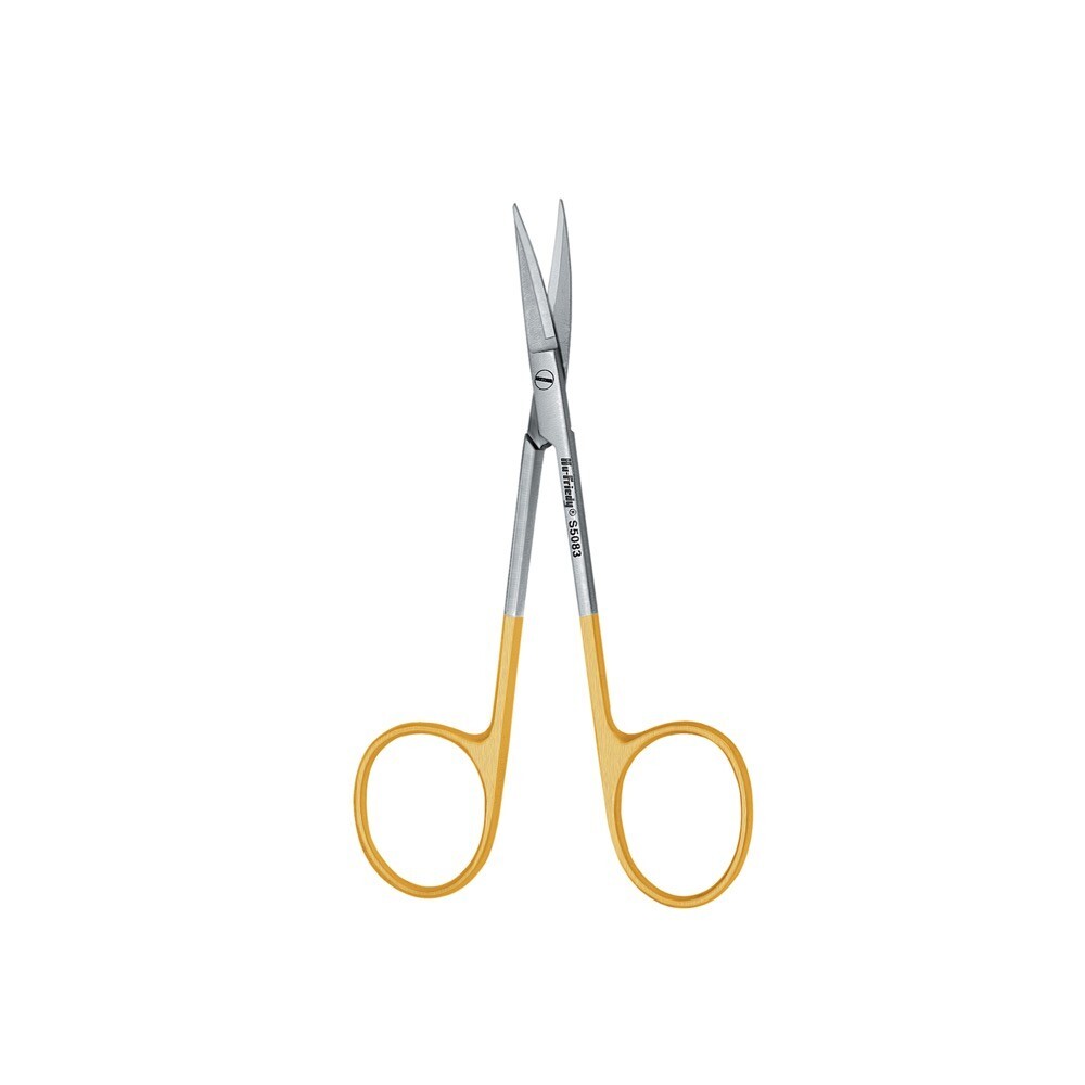 HU FRIEDY SCISSORS IRIS #5083 ANGLED, PERMASHARP 11,5CM