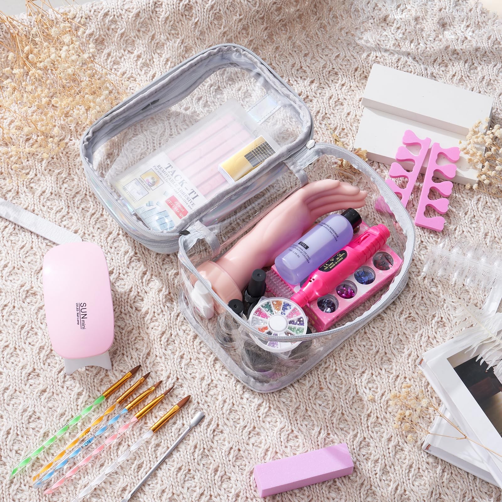 Wilfniee Nail Kit For Beginners Everything Practice Nail Hand Acrylic Set