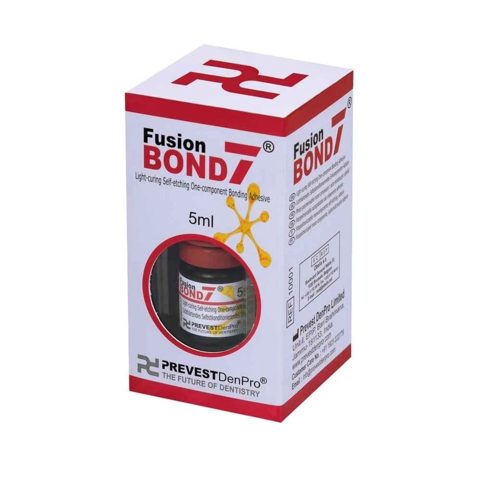 3 x Dental FUSION BOND 7 Self Etch 7th Generation Bond 5ml Pack FREE SHIP