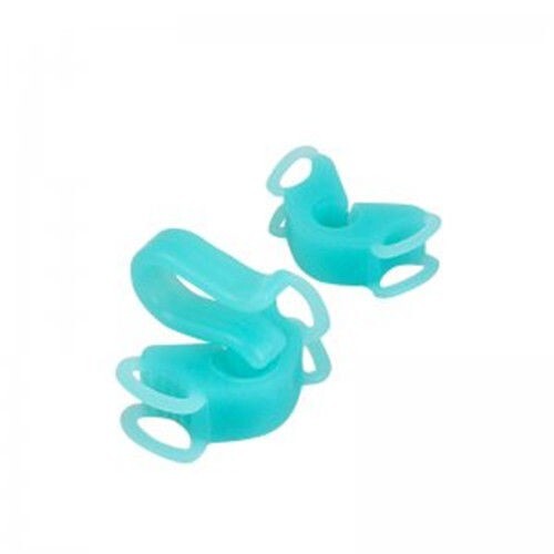 2 Pcs/Set Dental Silicone Bite Blocks Cheek Retractor Mouth Prop 135 ℃ Sterilize