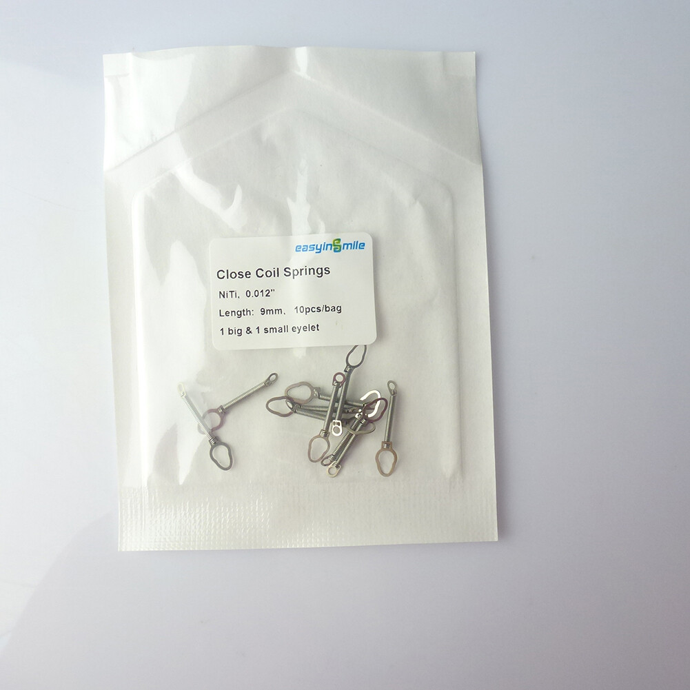Easyinsmile Dental Orthodontic NITI Closed Coil Springs 010″/012″ 6/9/12mm 10Pcs