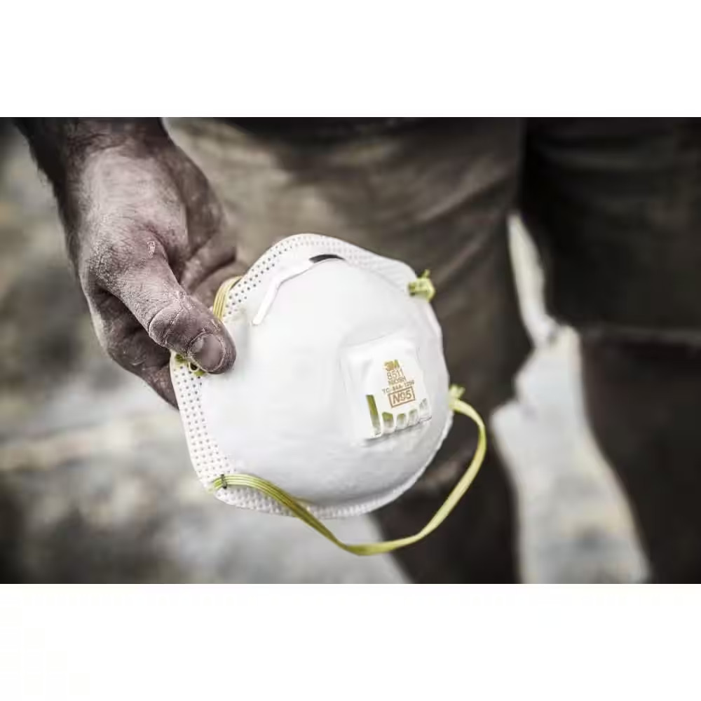8511 N95 Drywall Particulate Disposable Respirator with Cool Flow Valve (10-Pack