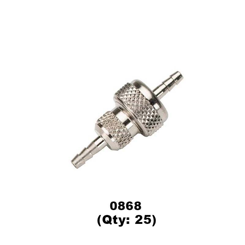DCI Inline Tubing Q.D. Swivel Fittings for Dental, Medical