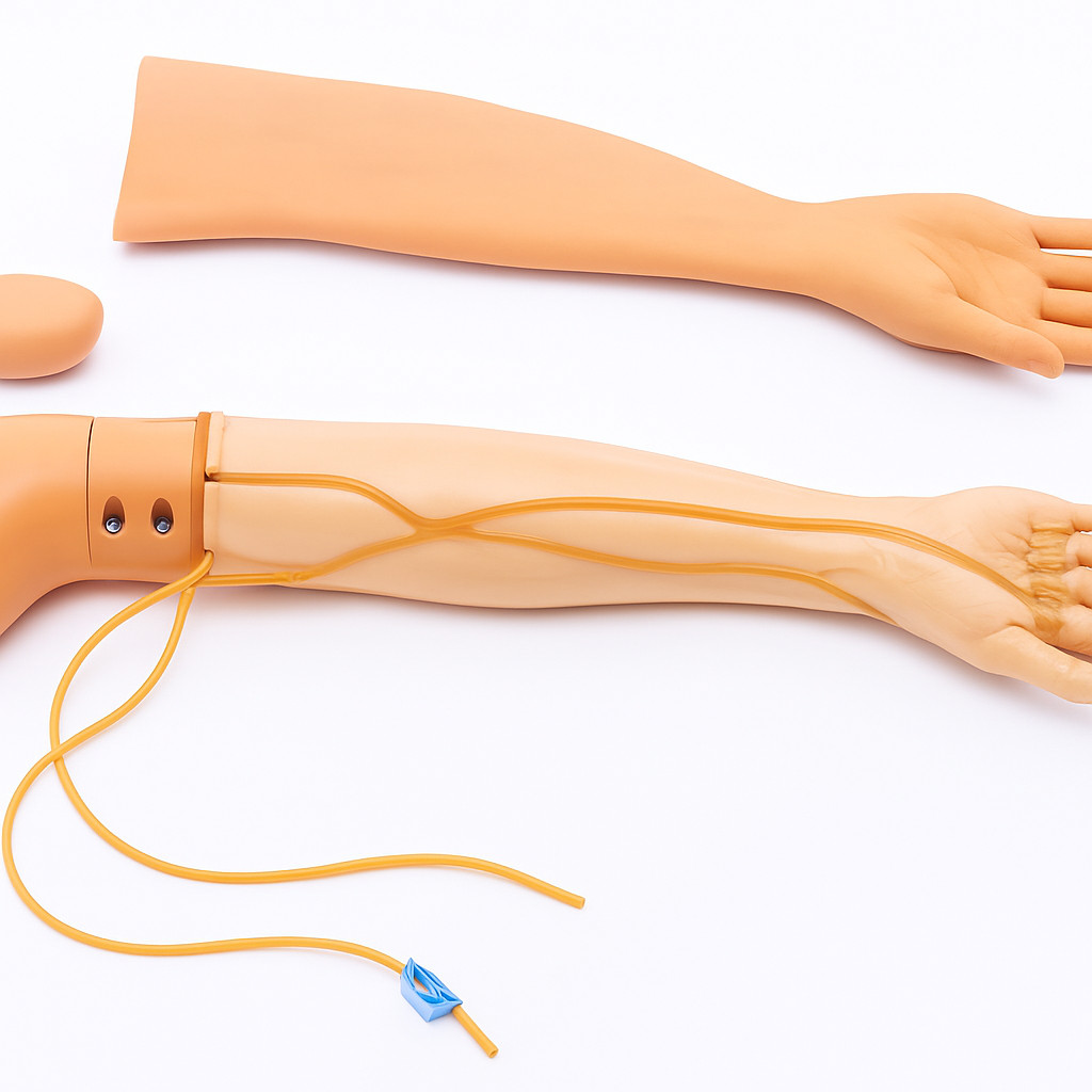 IV Injection Training Arm Kit – Realistic Phlebotomy & Venipuncture Practice Man