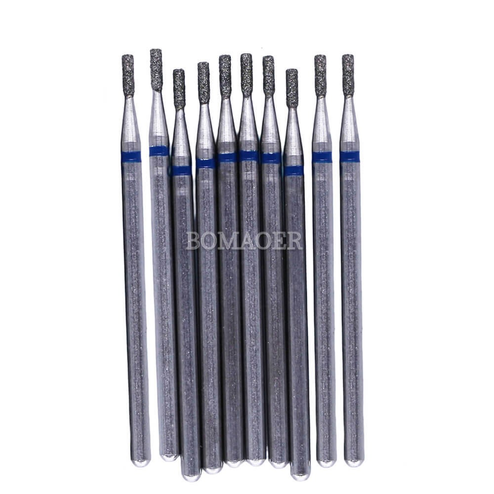 10PCS Dental Lab Electroplated Hp Diamonds Burs for Slow Speed Handle Hp835/014