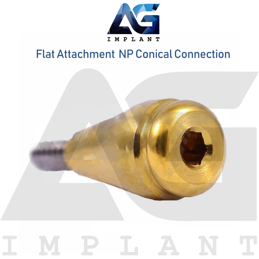 Flat Attachment Prosthetic System Kit NP Conical Connection 2.25mm