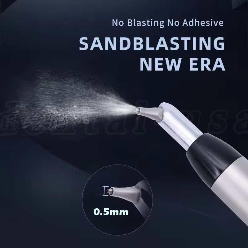 Dental Aluminum Oxide Micro Blaster Air Abrasion Polisher w Water Spray 4 Holes
