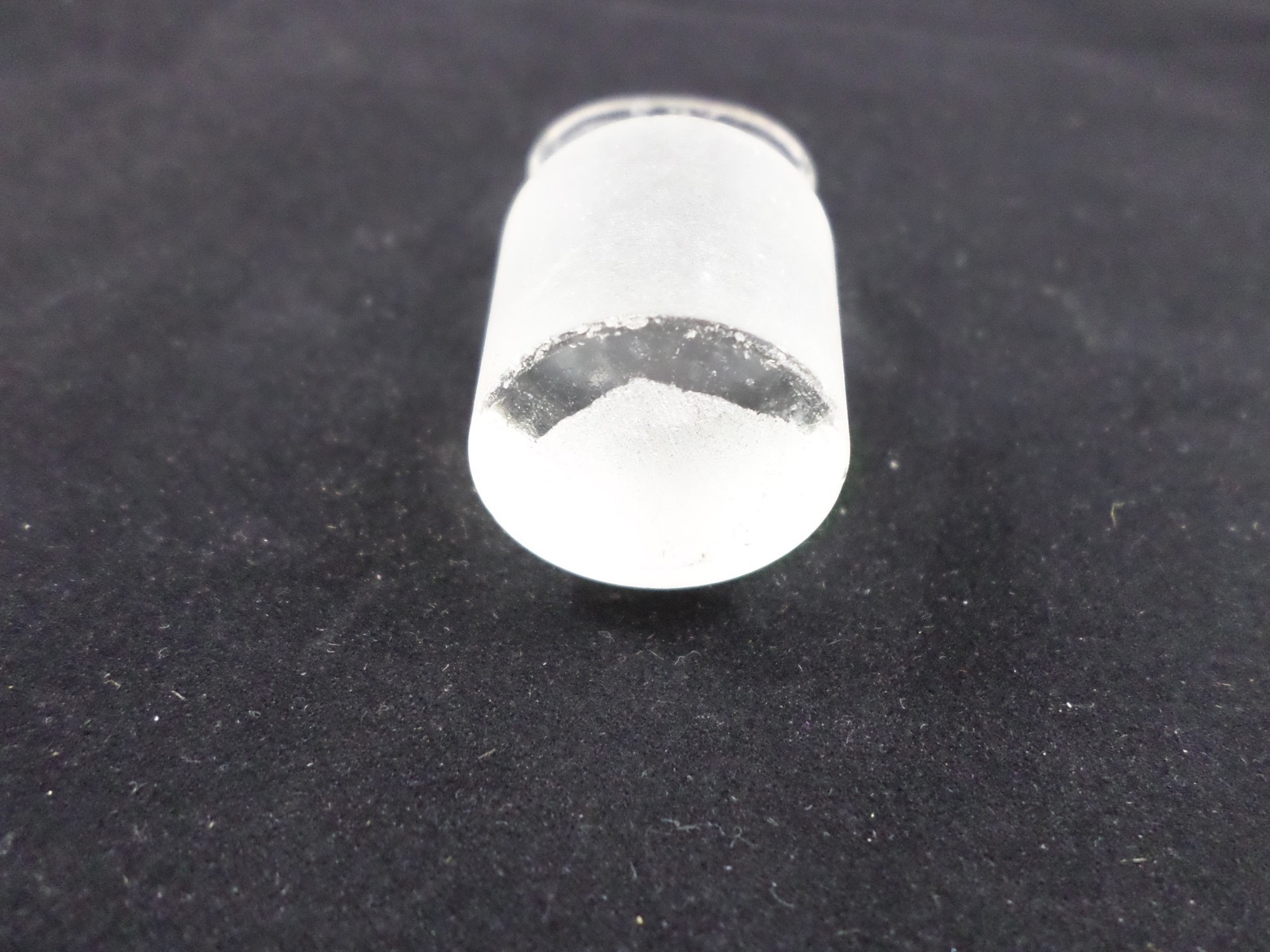 Kimble KIMAX Solid Glass Pennyhead Flask Length Size #27 Inner Joint Stopper