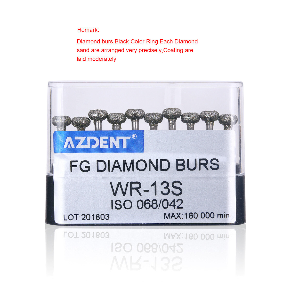 31Types Dental FG Diamond Burs For High Fast Speed Handpiece FO/BR/VP etc