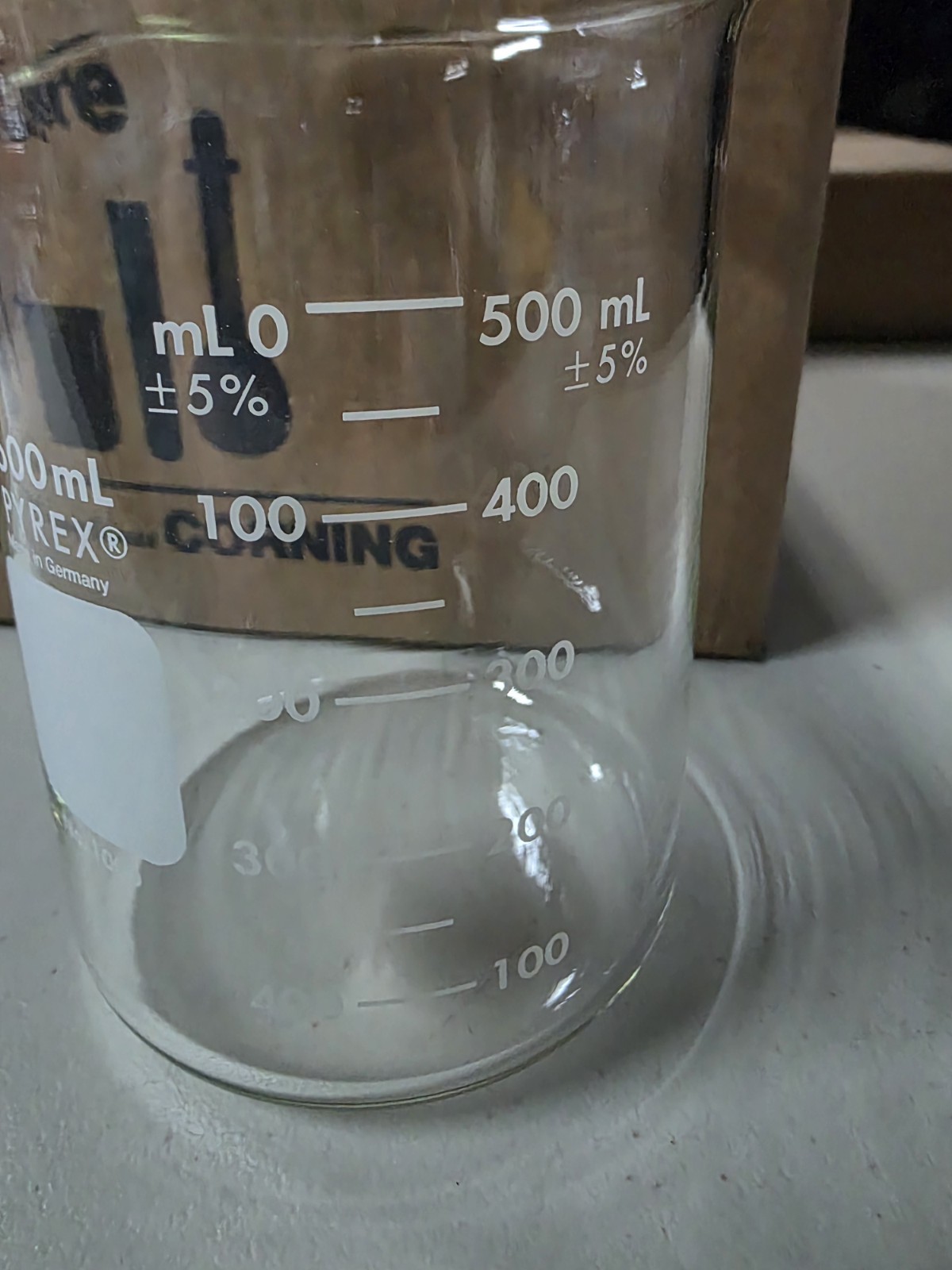 6x Pyrex Labware Lab Glassware 600 mL
