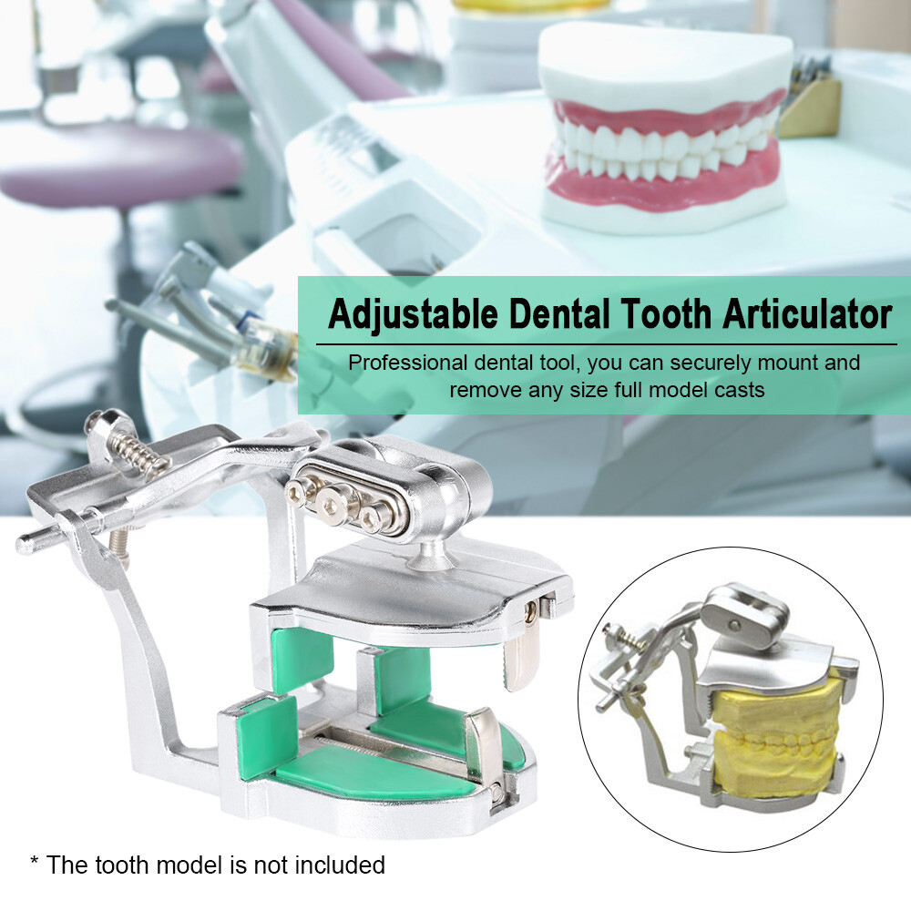 Dental Lab Adjustable Universal Articulator Full Teeth Model JT-44 US STOCK