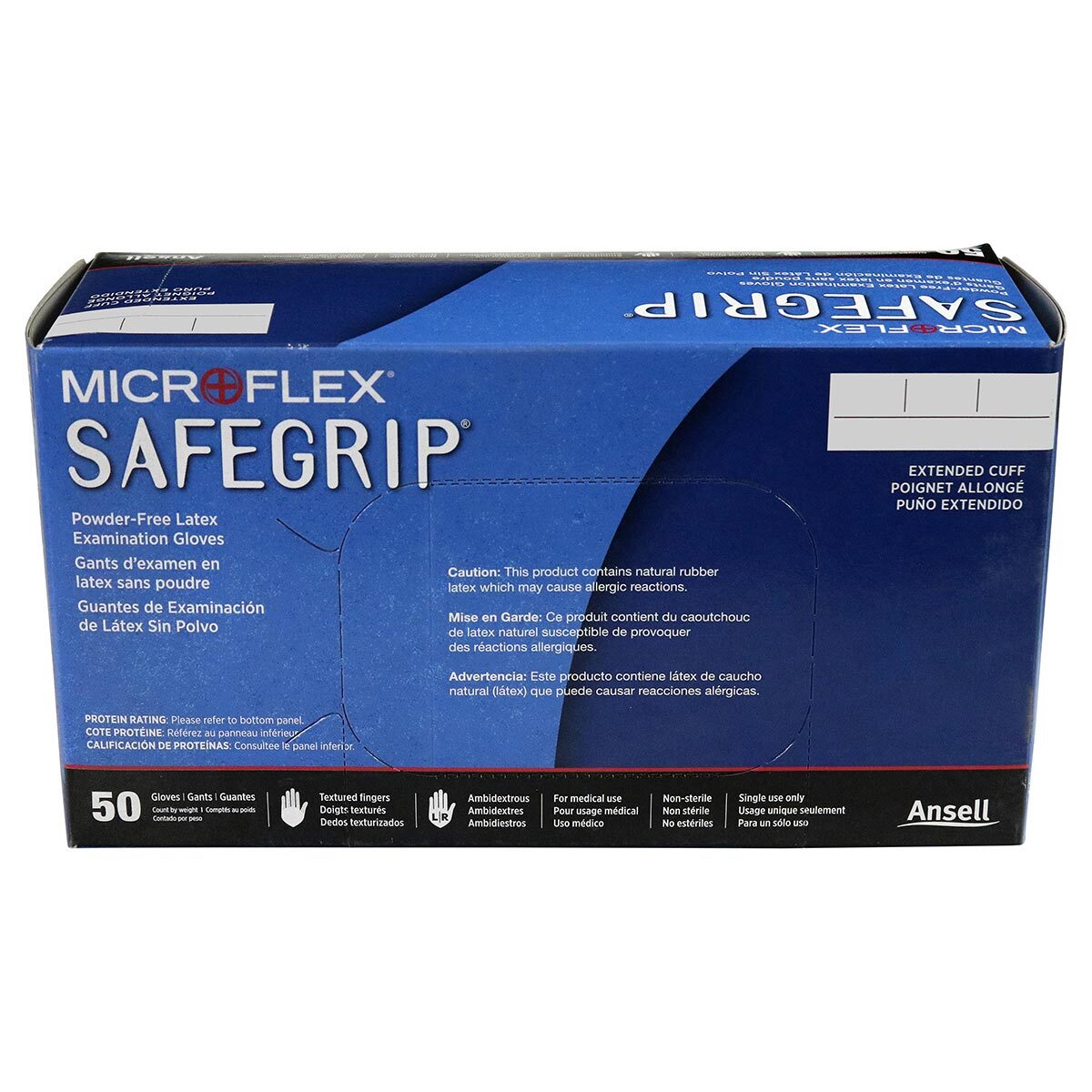 Microflex SG375XL-10 (X-Large) Disposable Latex Gloves Medical/Exam Grade, Case