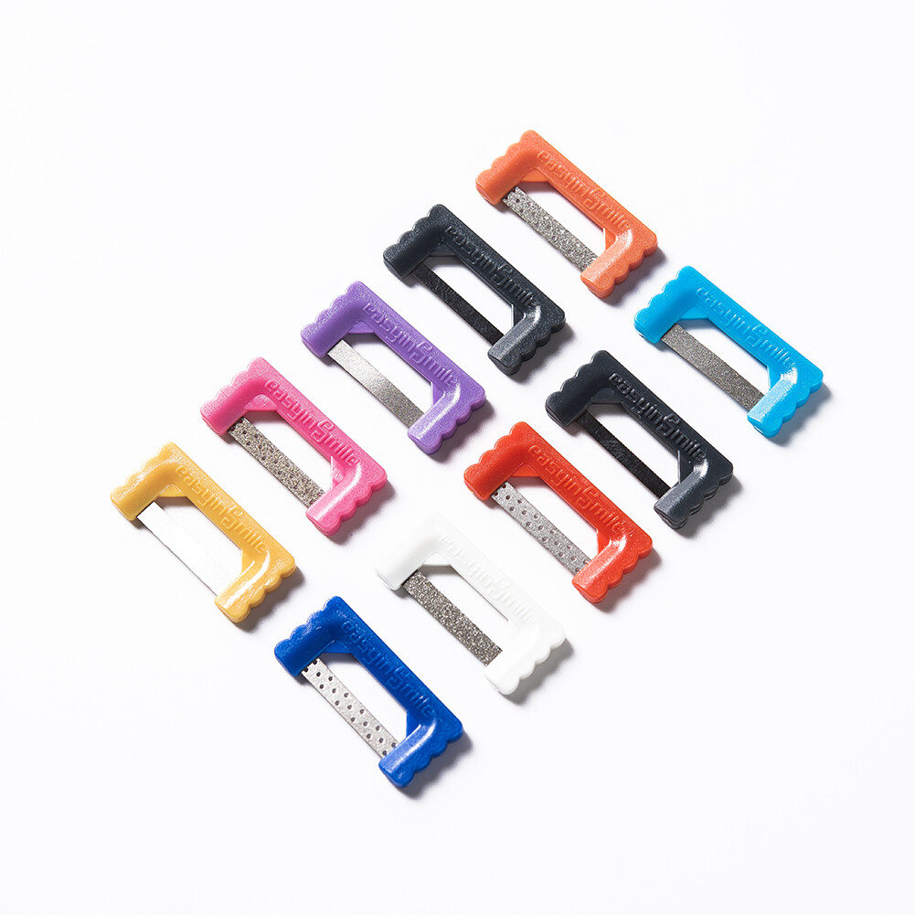 10Pcs Orthodontic Interproximal Reduction Enamel Kit Dental IPR Strips Ortho Saw