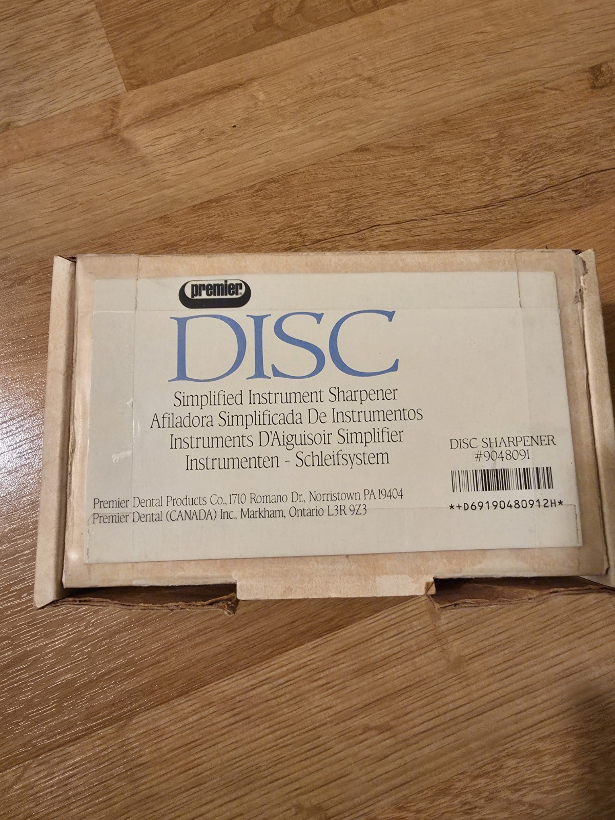 Premier Dental Disc Instrument Sharpener Autoclavable 9048091