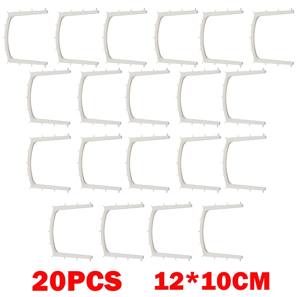 20Pc Dental Autoclavable Plastic Rubber Dam Frame Holder U Shape Instrument NEW