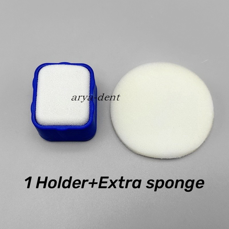 4pcs Autoclavable Dental Endo Files Holder Root Canal File Stand Cleaning Sponge