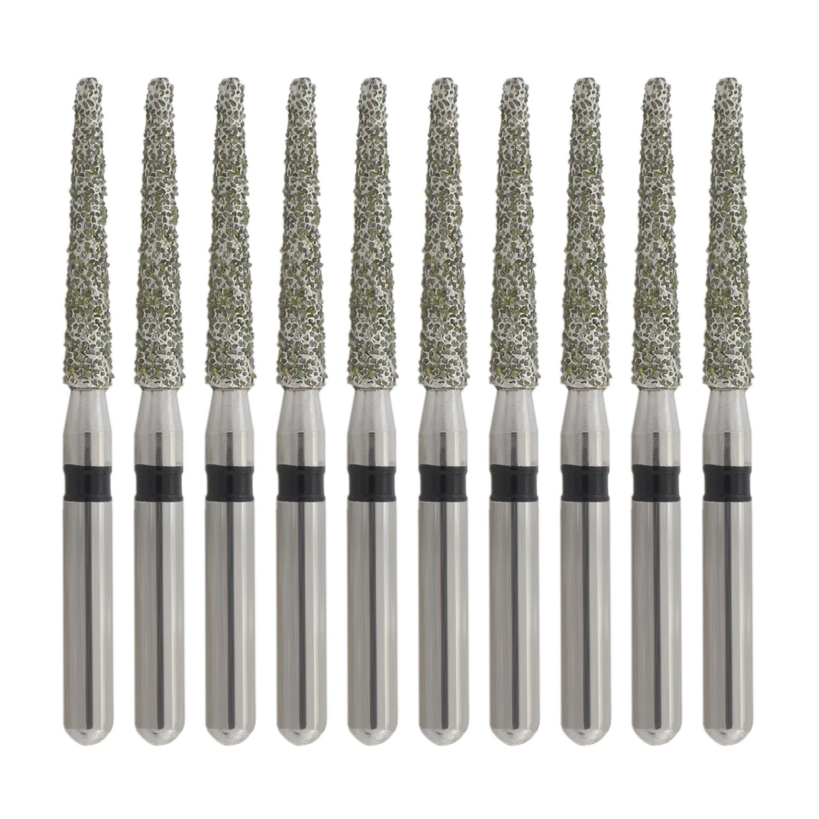 Dental Diamond Bur 850/016SC Round End Taper Super Coarse Grit High Speed FG