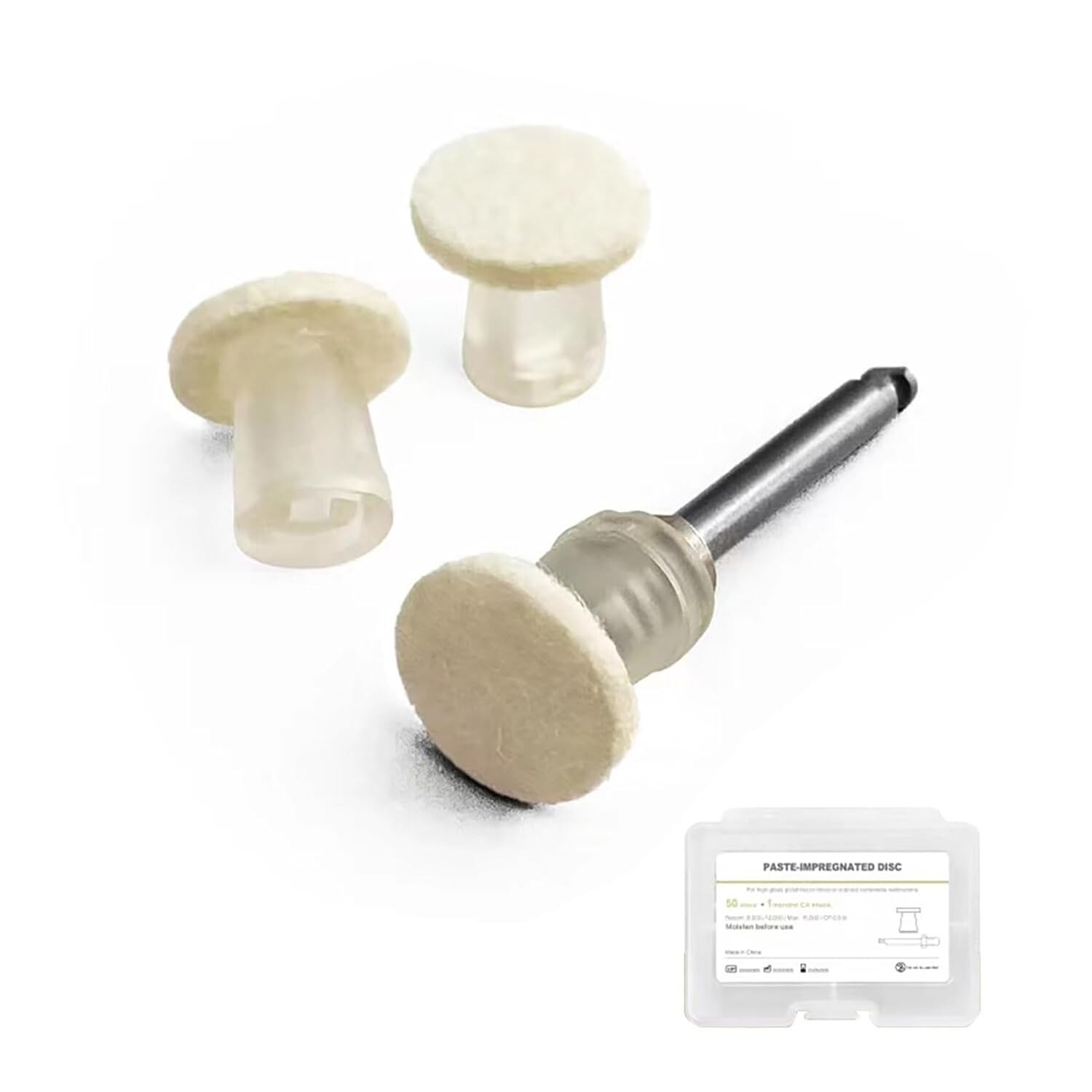 Dental Composite Polishing Discs Paste Impregnated Discs Finishing Felt Wheel