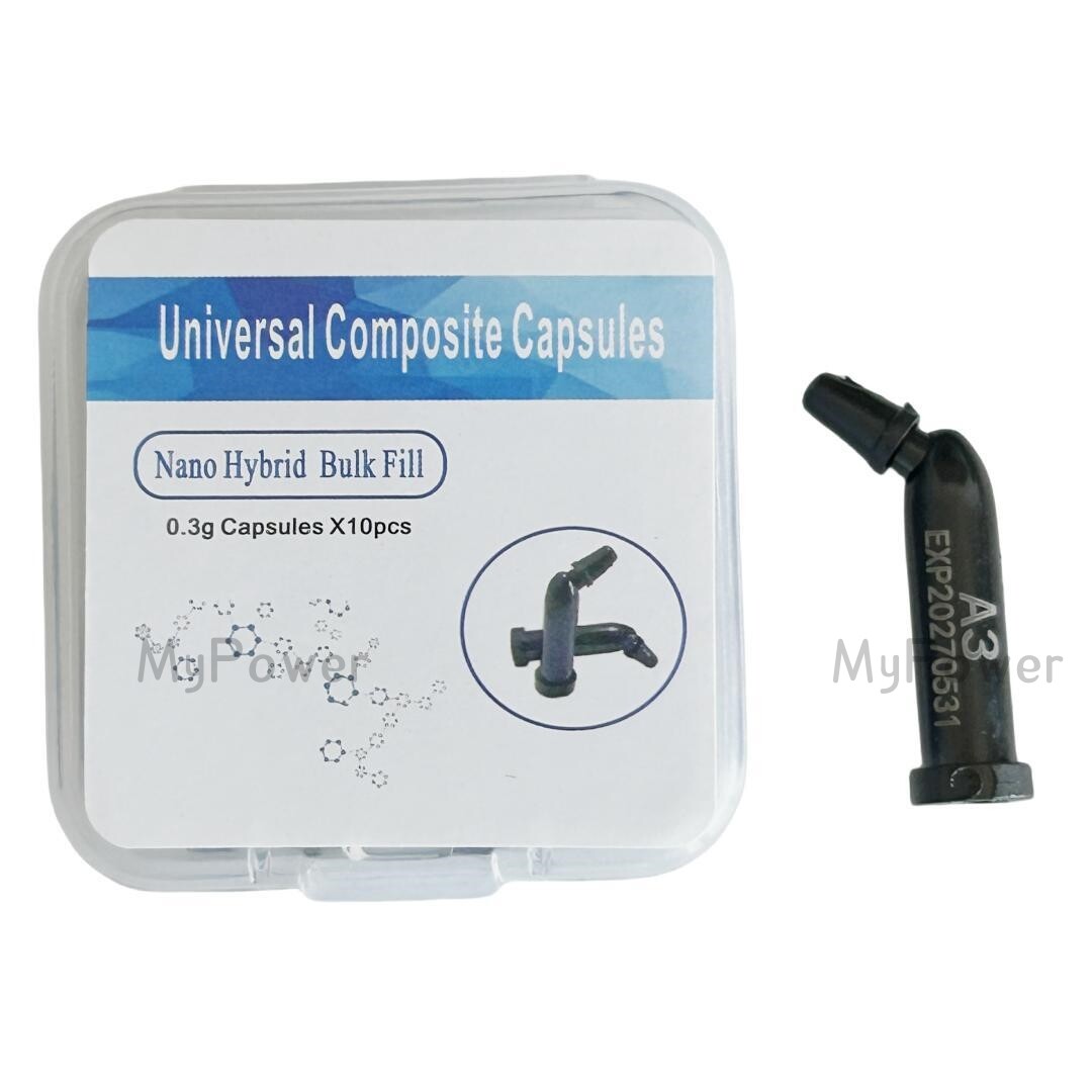 Dental Unidose Capsules Composite Resin Light Cure Capsule Vita Shade 0.3g/Pcs