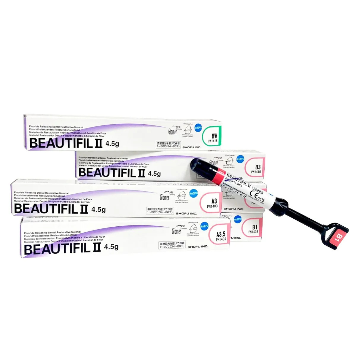 Shofu BEAUTIFIL 2 Fluoride Releasing Restorative Composite all Shade FREE SHIPP