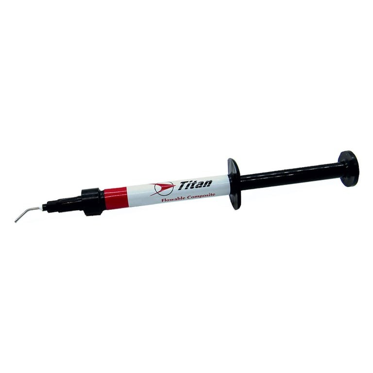 Vista Dental 90350 Titan Flowable Composite Syringe White Opaque 1.5gm