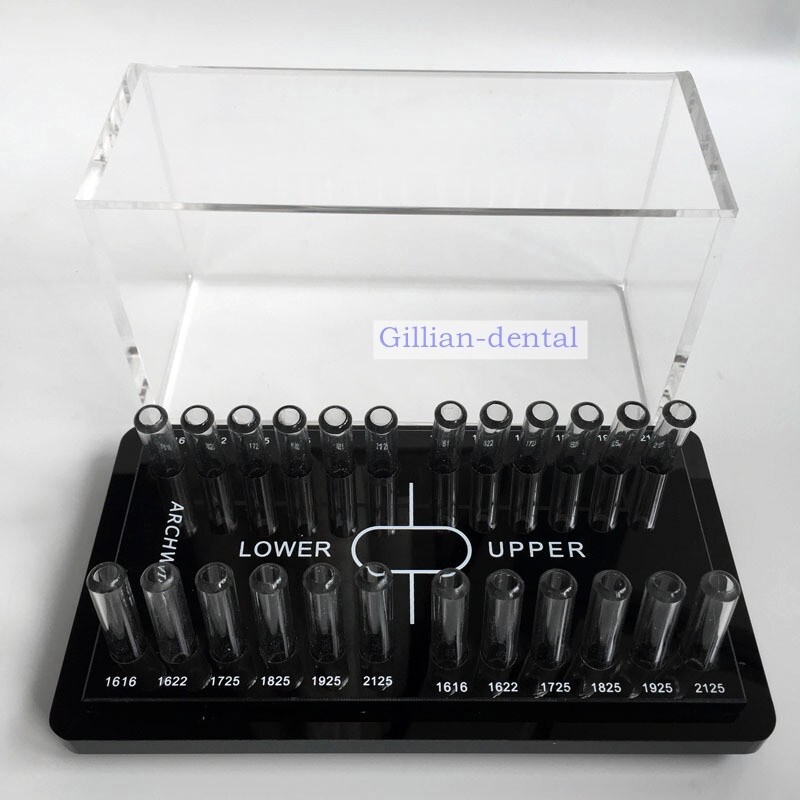 Dental Ortho Round/Rectangular Arch wire Case Dispenser Acrylic Organizer Holder