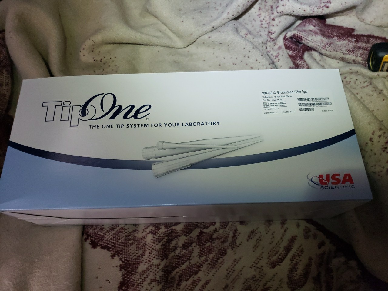 USA Scientific Inc 1000 ul XL TipOne filter tip, sterile 1122-1830 10×96 (960 Pc