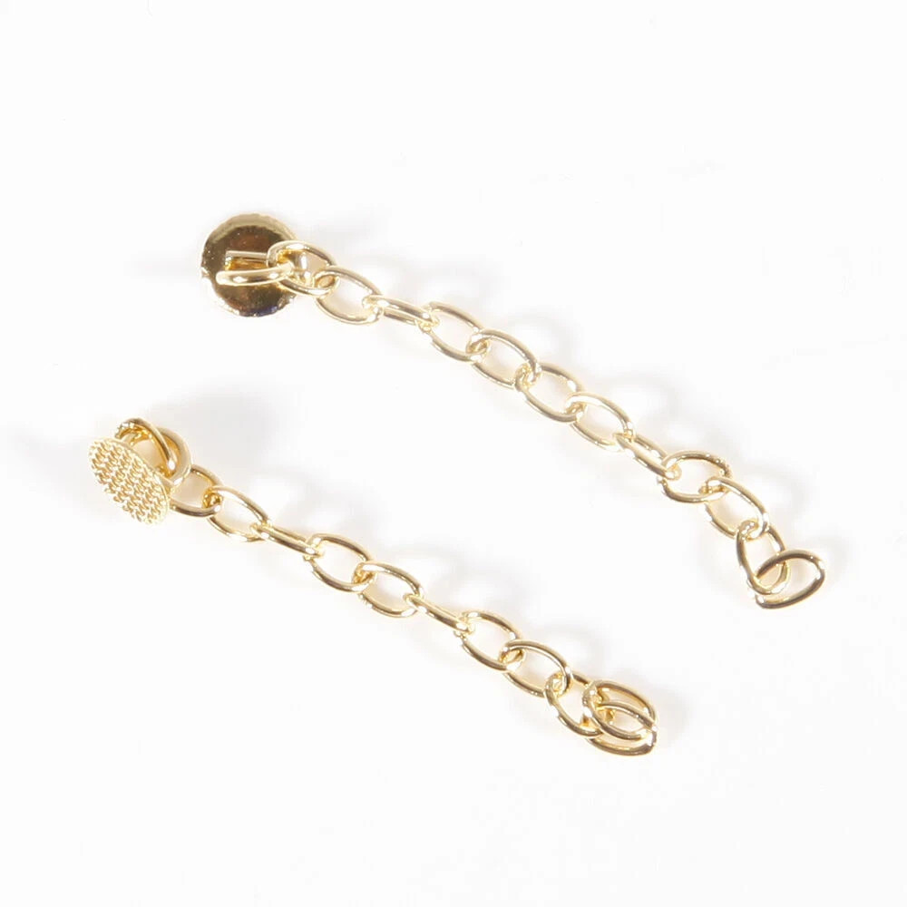 2 Pcs/Pack Orthodontic Dental Round/Rectangular Lingual Button Traction Chain