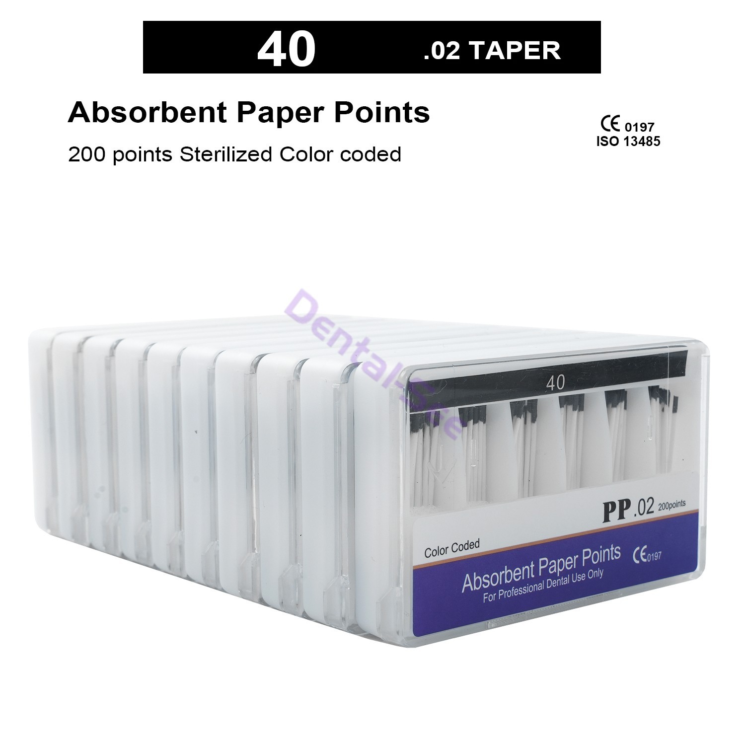 10Box Dental Endodontic Absorbent Paper Points Tips 15-40# 02 04 06