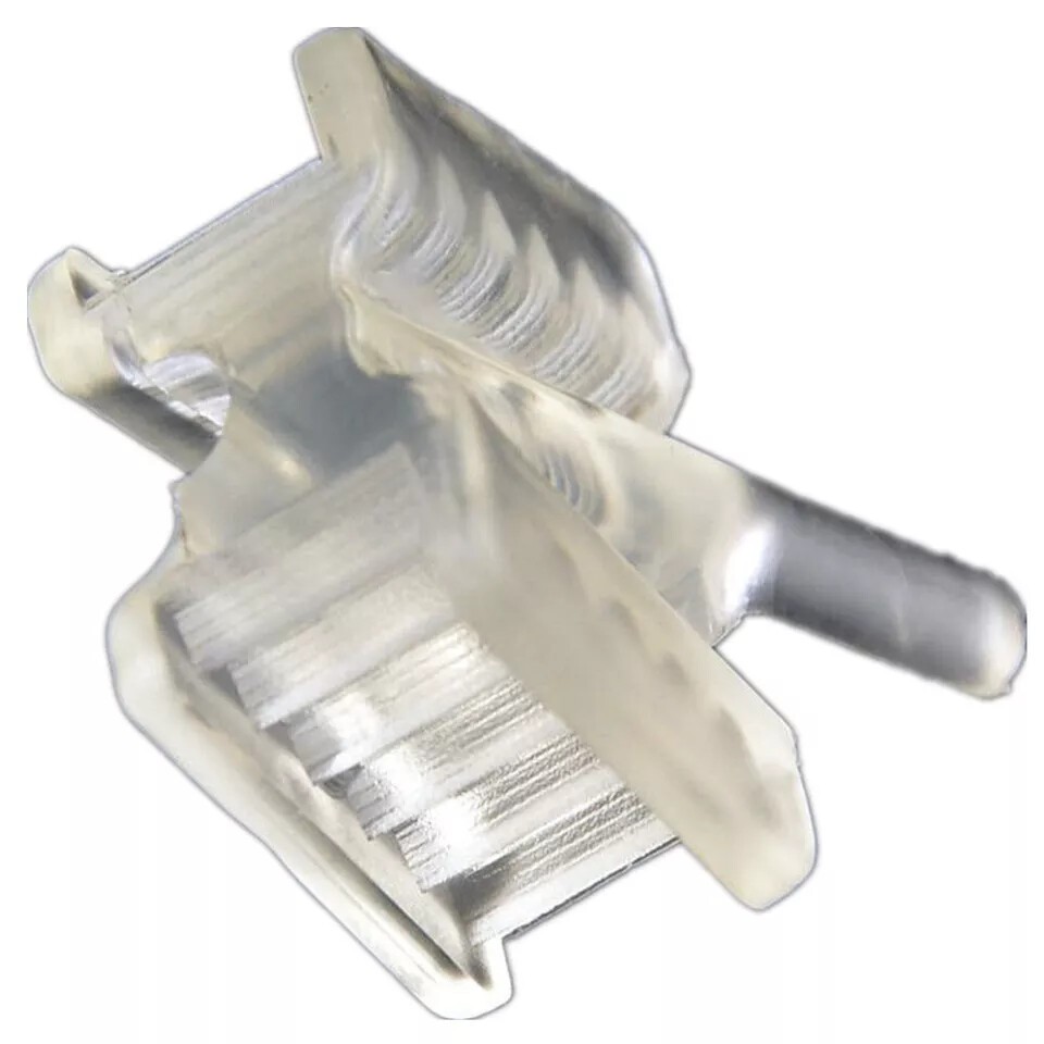 Dental Autoclavable Bite Block Clear Mouth Prop Holding Saliva Ejector Suction