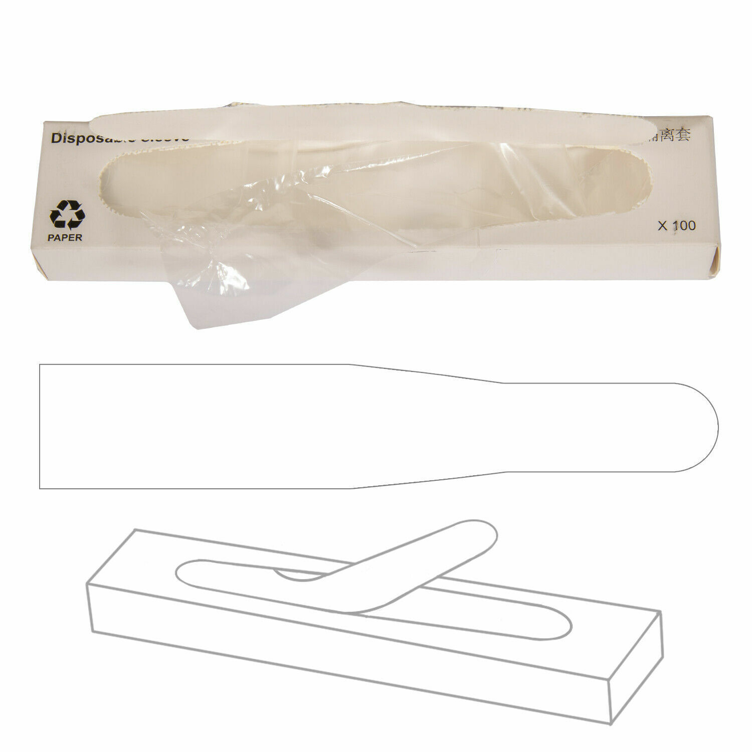 100pc/BOX Dental Curing Light Body Sleeves Disposable Protective Covers 1.5″ x 8